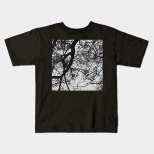 Bare Tree Branches First Flowers Kids T-Shirt